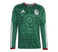 ADIDAS PERFORMANCE Maillot 'Mexico 26 Home Long Sleeve' vert / vert foncé / rouge / blanc, Taille L