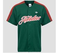 adidas Chemise SUMMER LEAGUE VARSITY BASEBALL JERSEY in Vert EU S