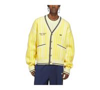 Adidas - Cheviot Knit Cardigan - Homme - Sport - Jaune - Taille: L