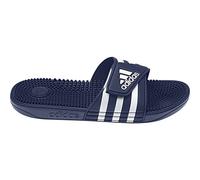 Adidas Claquettes Adissage Mixte Bleu foncé / Blanc Taille 46