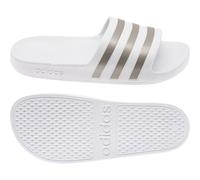 Adidas Claquettes Adilette Aqua Mixte Cloud White/Platinum - Taille 47 EU