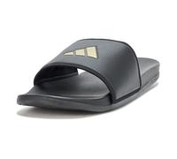 adidas Claquettes de douche unisexes pour enfant, Noir/doré métallisé/noir, 46 EU
