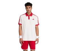 adidas Classics Polo Hommes - beige, rouge