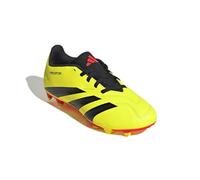 adidas Club Predator 24 Flexible Ground Baskets unisexes pour enfant, Team Solar Jaune/Noir/Rouge solaire, 3.5 Little Kid