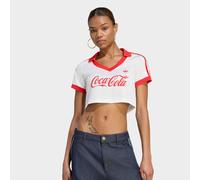 Adidas Coca-Cola Cropped Jersey blanc XS