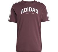 Adidas Codes Collegiate Linear Graphic T-Shirt Mens Rubis Aurora M Male