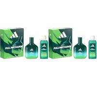 adidas, Coffret cadeau adidas Vibes Full Recharge, avec Eau de Parfum 100ml et douche 100ml (Lot de 2)