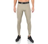 adidas Collants de Compression Longs Techfit pour Homme, Galet argenté, S