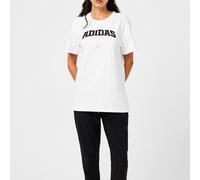 Adidas Collegiate Graphic T-Shirt Womens Blanc/Rose XS (4-6) Female