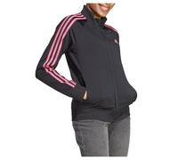 Adidas Combat Sports Veste de survêtement légère à Manches Longues 100% Polyester 3 Bandes, Noir/Magenta, S
