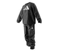 Adidas Combinaison de sudation pour perte de poids, boxe, fitness, gym, entraînement, haut de corps, pour homme et femme, Noir , XL