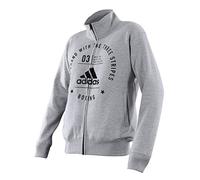 adidas Community Line Fermeture Éclair XXL Gris/Noir