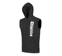 adidas Community Vertical Hoody Boxe sans Manches Sweat à Capuche, Noir/Blanc, M Homme