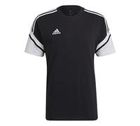 adidas Con22 Tee T-Shirt (Short Sleeve) Mens, Black/White, M