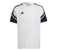 adidas Con22 Tee T-Shirt (Short Sleeve) Mens, White/Black, M
