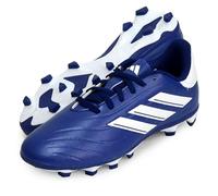 adidas Copa Pure 2.4 FxG J Football Shoes (Firm Ground), Lucid Blue/FTWR White/Solar Red, 30 EU