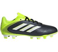 adidas Mixte Enfant Copa Pure III Club Firm Ground/Multi Ground Football Boots Kids, Core Black/Cloud White/Lucid Lemon, 35 1/2 EU