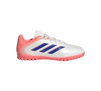 adidas Copa Pure Iii Club Turf Chaussures de football unisexes pour enfant, Blanc cassé, bleu clair, corail, 36 EU