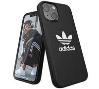 adidas Coque de Protection conçue pour iPhone 13 Mini 5.4, Coque testée Contre Les Chutes, Bords surélevés résistants aux Chocs, Coque de Protection d'origine, Noir et Blanc