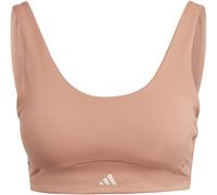 Adidas Coreflow Luxe Studio Medium-Support Bra Womens Strates d'argile L (A-C) Female
