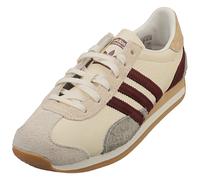 Adidas Country Og Blanche et Rouge Vin Femme - 38 EU