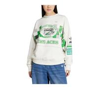 Adidas - Court Crewneck - Femme - Sweatshirts et sweats à capuche - Beige - Taille: 40 FR