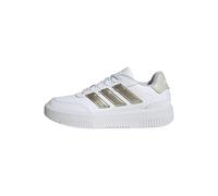 adidas Courtblock Shoes Femme Chaussures, Cloud White Silver Metallic Grey Two, 42 EU