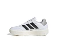adidas Courtblock Shoes Femme Chaussures, FTWR White Core Noir Gris Deux, 42 2/3 EU
