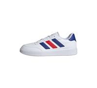 adidas Courtblock Shoes Homme Chaussures, Cloud White Cloud White Scarlet, 45 1/3 EU