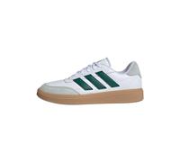 adidas Courtblock Shoes Homme Chaussures , Cloud White Collegiate Green Silver, 43 1/3 EU