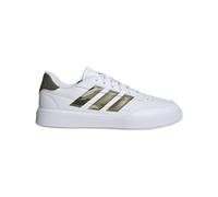 adidas Courtblock Shoes Homme Chaussures, Cloud White Olive Strata Shadow Olive, 44 2/3 EU