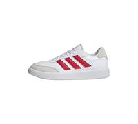 adidas Courtblock Shoes Homme Chaussures, Cloud White Pure Ruby Off White, 40 2/3 EU