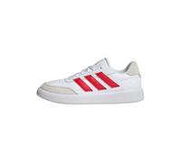 adidas Courtblock Shoes Homme Chaussures, Cloud White Pure Ruby Off White, 45 1/3 EU