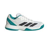 adidas Courtflash Chaussures toutes surfaces Enfants - blanc, bleu petrol 29