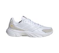 adidas Mixte CourtJam Control 3 Premium Tennis Shoes, Cloud White/Cloud White/Cloud White, 47 1/3 EU