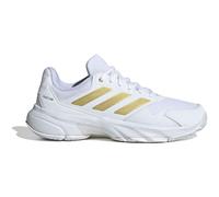 adidas CourtJam Control 3 Femme Blanc/Or 41 1/3