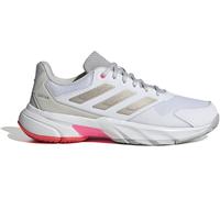 Adidas Courtjam Control 3 Tennis Shoes Womens Blanc/Rose 5 (38) Female