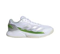 Adidas Femme Courtquick W Padel, Cloud White/Silver Metallic/Lucid Lemon, 37 1/3 EU