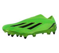 Adidas Crampons unisexes pour adultes, Noyau vert clair, noir, jaune, vert, 12 UK Men/ 12.5 UK Women