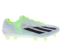 adidas Crazyfast+ Crazyfast+ Crampons de football pour sol ferme - Tige Aeropacity Speedskin+, semelle extérieure SpeedFRAME, sensation plus légère que l'air, unisexe, Chaussures White Core Noir Lucid