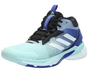adidas Crazyflight 5 Mid Baskets d'intérieur pour Homme, Semi Flash Aqua Zero Metallic Lucid Blue, 41 1/3 EU