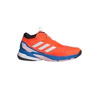 ADIDAS PERFORMANCE Chaussure de sport 'Crazyflight 6 Mid' bleu roi / orange foncé / blanc, Taille 44,5-45