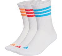 adidas Crew 3er Pack Socks Chaussettes M Blanc