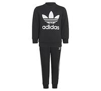 Adidas Crew Ensemble de survêtement pour Enfant, Noir/Blanc, 7 - 8 A