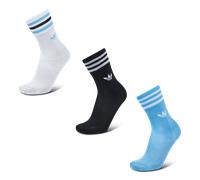 Adidas Crew Sock 3 Pack Unisexe - Chaussettes, Blanc - Taille 43-45 White 43-45