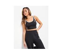 adidas Crop top Adicolor 3 bandes - Noir M