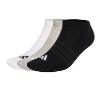adidas - Cushioned Essential Low Cut 3-Pack - Chaussettes multifonctions - EU 34-36 - medium grey heather / white / black