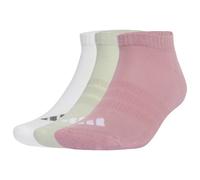 adidas - Cushioned Essential Low Cut 3-Pack - Chaussettes multifonctions - EU 46-48 - magic mauve / white / halo green / grey four