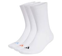 Adidas Chaussettes mi-mollet Essentials rembourrées blanc/orange/bleu 3 paires S