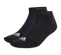 adidas Mixte Cushioned Low-Cut Socks 3 Pairs, Black / White, 4.5-6